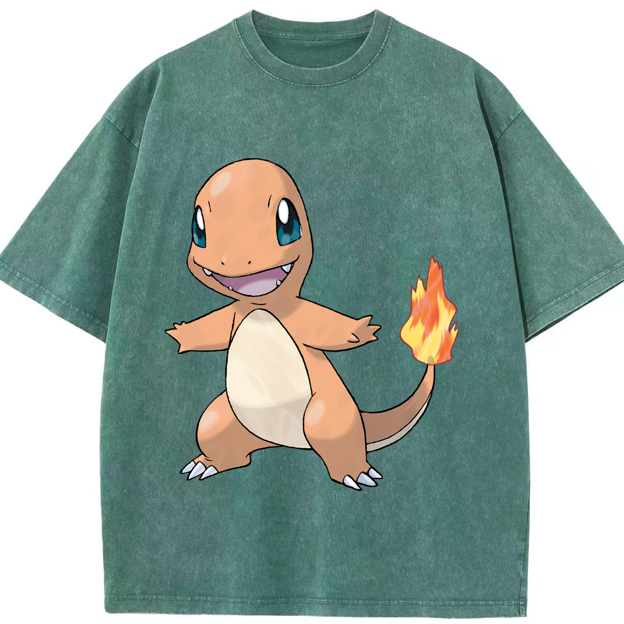 （画像用） ポケットモンスター Pokémon 綿100% ヴィンテージ風 半袖Tシャツ（フロントプリント）